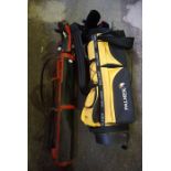 Part Set of Golf Clubs by Donnay, Metal Shafted, In bag, Also with a part Vintage set of Golf