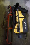 Part Set of Golf Clubs by Donnay, Metal Shafted, In bag, Also with a part Vintage set of Golf