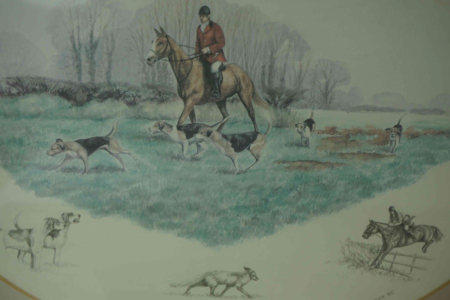 Nigel Hemming, Set of Four Hunting Prints, Signed in pencil, Dated 85, 86, 37cm x 26.5cm, (4) - Image 4 of 7