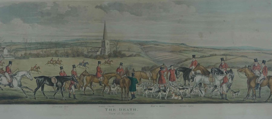 After H. Alkin, The Leicestershire Covers, Set of Four Hunting Prints, Titled "Breaking Cover" " - Image 3 of 5