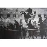 "The Palid Sienna Italy" Black and White Photograph, 49cm x 68cm