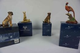 Four Border Fine Arts Figures, Comprising of "Flopsy" Model no JH23, Initialled J.H, 10cm high, "