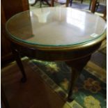 Two Queen Anne Style Walnut Coffee Tables, Raised on Pad feet, 42cm high, 62cm wide, Also with an