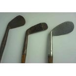 Golfing Memorabilia, A.Ferguson, Prestwick, Mashie Niblick Short Iron, 96cm long, Also with Quidrin?