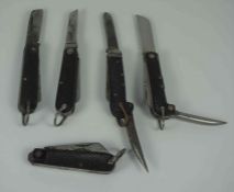 Harrison Bros & Howson of Sheffield, Pocket / Corn Knife, Also with four similar Pocket /