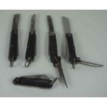 Harrison Bros & Howson of Sheffield, Pocket / Corn Knife, Also with four similar Pocket /