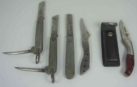 William Rodgers of Sheffield, Clasp Knife, No 21306, Having a Metal grip, Also with a Clasp Knife by