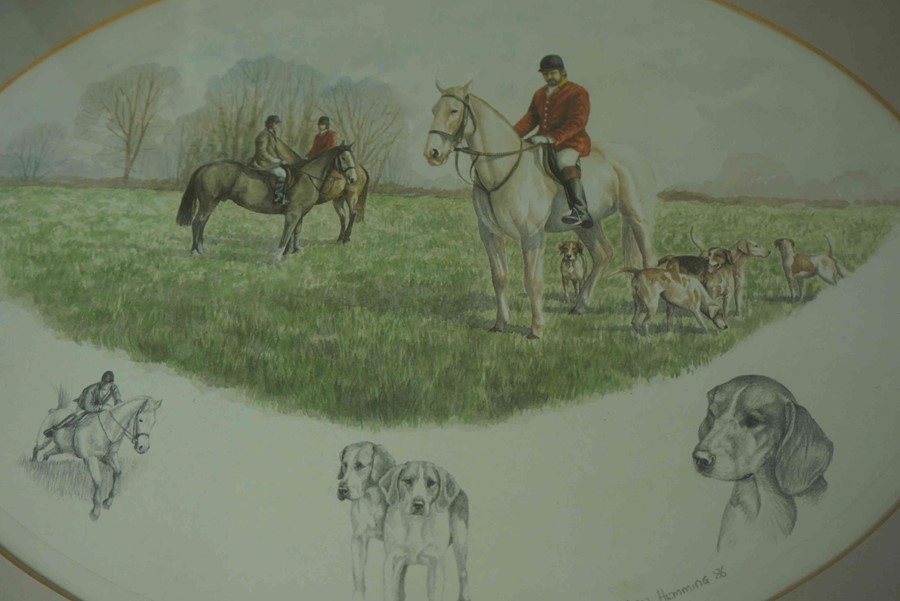 Nigel Hemming, Set of Four Hunting Prints, Signed in pencil, Dated 85, 86, 37cm x 26.5cm, (4) - Image 3 of 7