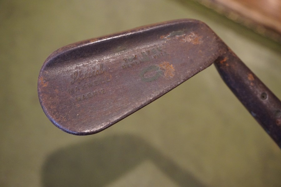 Golfing Memorabilia, A.Ferguson, Prestwick, Mashie Niblick Short Iron, 96cm long, Also with Quidrin? - Image 15 of 17