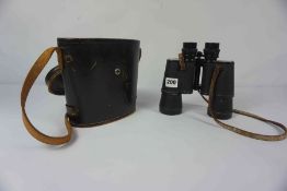 Pair of Regent Binoculars, 7x50, Having an integral Compass, 18cm high, With case