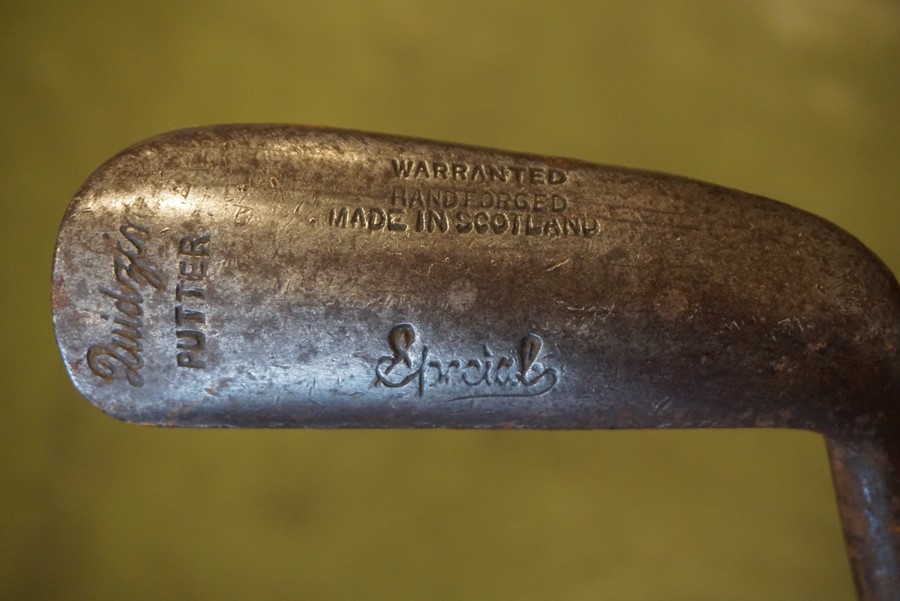 Golfing Memorabilia, A.Ferguson, Prestwick, Mashie Niblick Short Iron, 96cm long, Also with Quidrin? - Image 13 of 17