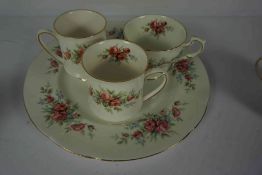 Royal Standard "Rambling Rose" Porcelain Dinner Set, Approximately 60 pieces in total Condition