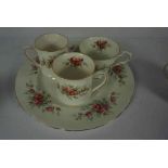 Royal Standard "Rambling Rose" Porcelain Dinner Set, Approximately 60 pieces in total Condition