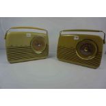 Two Retro Bush Radios, TR 82 / C and TR 82 / 97, 28cm high, 33cm wide, (2)