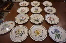 Quantity of Portmeirion "Botanical Gardens" Ceramics, To include twelve plates, 17 pieces in total