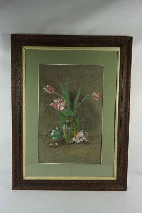 Dorothy Coleman (British) "Still Life of Flowers in a Vase" Watercolour, Initialled DC, 46cm x 29. - Image 4 of 4