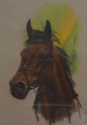 Denise Playfair (Contemporary) "Well Oiled at Kelso" Pastel, Signed and Dated 2011 to lower right,