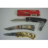 Wenger of Switzerland, Swiss Folding Pocket Knife, Blade 8.5cm long, With box, Also with two Folding