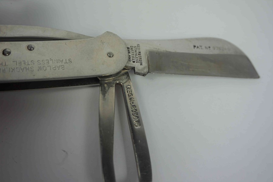 George Ibberson & Co of Sheffield, Clasp Knife, Pat Nos 978245.896270 Ref Nos 895076. 938732-5, - Image 2 of 2