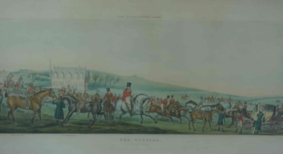 After H. Alkin, The Leicestershire Covers, Set of Four Hunting Prints, Titled "Breaking Cover" " - Image 5 of 5