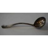 Silver Sauce Ladle, Hallmarks for Hamilton & Inches of Edinburgh, 17.5cm long.