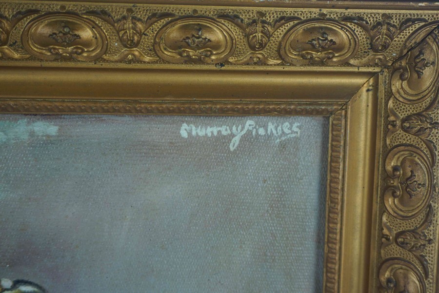 Murray Pickles "Pheasants" Two Oils on Canvas, Signed, 35cm x 44cm, In a gilt frame, (2) - Image 3 of 4