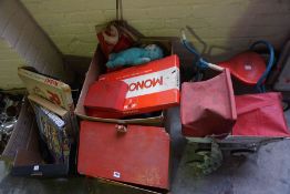 Sundry Lot of Toys and Games, To include a Childs Toy by Mobo, Childs Pram and Dolls House etc