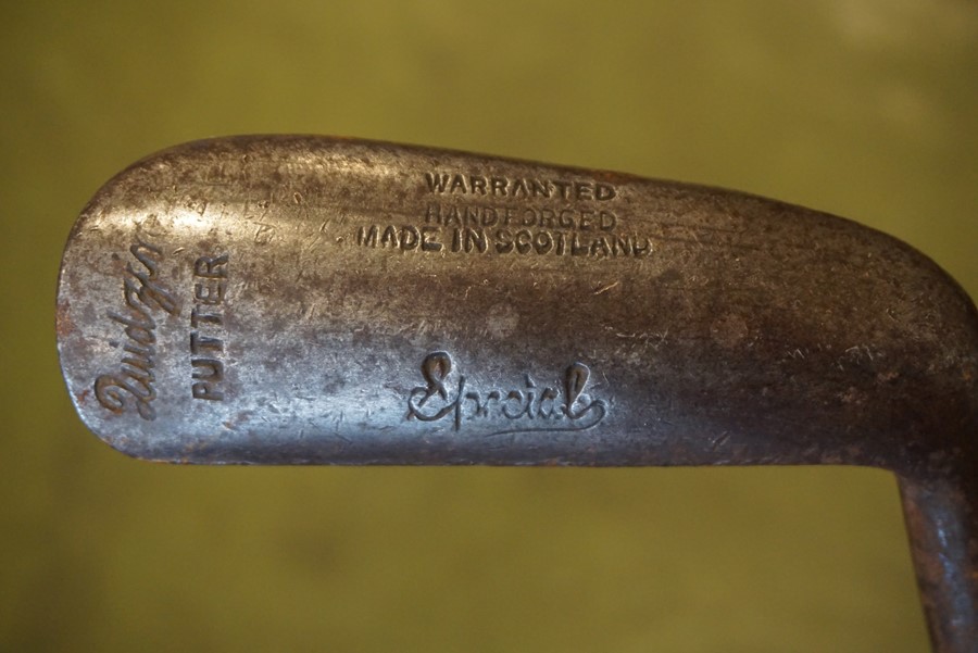 Golfing Memorabilia, A.Ferguson, Prestwick, Mashie Niblick Short Iron, 96cm long, Also with Quidrin? - Image 10 of 17