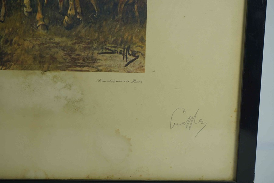 Charles Johnson Payne (Snaffles) 1884-1967, "The Season 1939-40" Signed Print, Signed in pencil, - Image 3 of 5