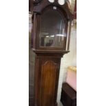 George III Longcase Clock Case, Can fit a 12 inch Dial, A/F, Approximately 210cm high