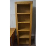 Modern Open Bookcase, 180cm high, 60cm wide, 32cm deep