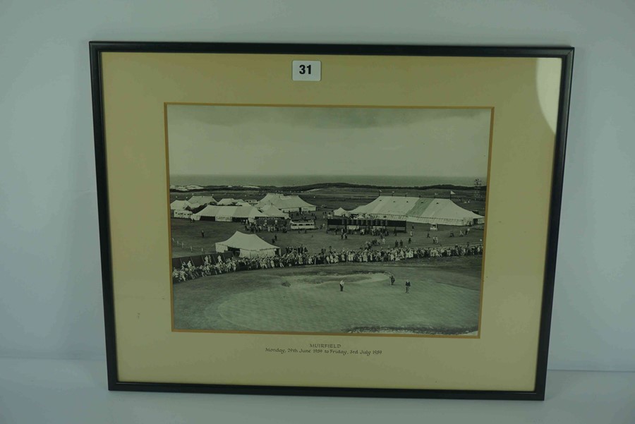 Golfing Memorabilia, "Muirfield" Monday, 29th June 1959 to Friday, 3rd July 1959", Black and White - Image 3 of 3