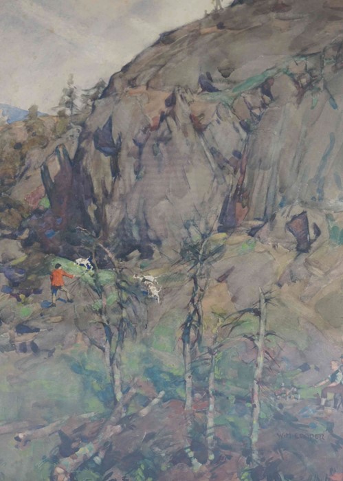 William Heaton Cooper (1903-1995) "Coniston Foxhounds in Anthony Chapman,s Day in Loughrigg" - Image 6 of 8