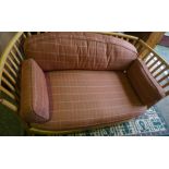 Ercol Saville Style Light Elm Three Seater Sofa, With matching two seater Sofa, Two seater 86cm