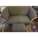 Stressless Three Piece Lounge Suite by Ekorness, Comprising of a two seater Sofa, Reclining armchair