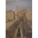 William McPherson "The Old Bridge - Berwick Upon Tweed" Watercolour, signed, 34cm x 26cm