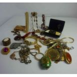 Quantity of Costume Jewellery, To include bangles, chains and bracelets etc