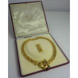 18ct Gold Ladies Neckchain by Signretti, Stamped 750 to clasp, with spare links, length is