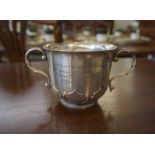 George V Silver Porringer, Hallmarks for the Goldsmiths & Silversmiths Company London 1925-1926,