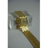 Marvin 9ct Gold Ladies Wristwatch, Stamped 375 to clasp, gross weight 33.3 grams