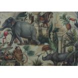 Pair of Scientific Themed Prints of Animals, 34cm x 45cm, In Gilt Frames, (2)