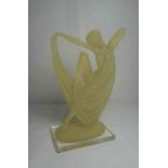 Art Deco Style Figure, Modelled as a Nude Female, Signed indistinctly, 32.5cm highCondition