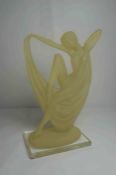 Art Deco Style Figure, Modelled as a Nude Female, Signed indistinctly, 32.5cm highCondition