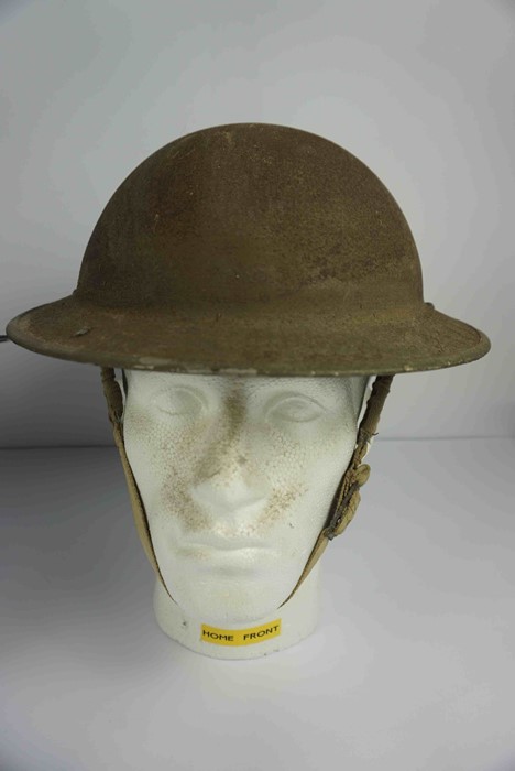 Two WWII British Home Front Warden Steel Helmets, For Air Raid / Civil Defence, Also with a Home - Image 3 of 7