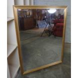 Gilt Framed Wall Mirror, 108cm high, 83cm wide, 4cm deep