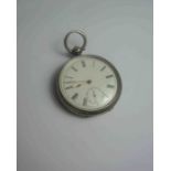 Longines Silver Cased Pocket Watch, Having A Subsidiary Seconds Dial, Stamped Baume Longines to