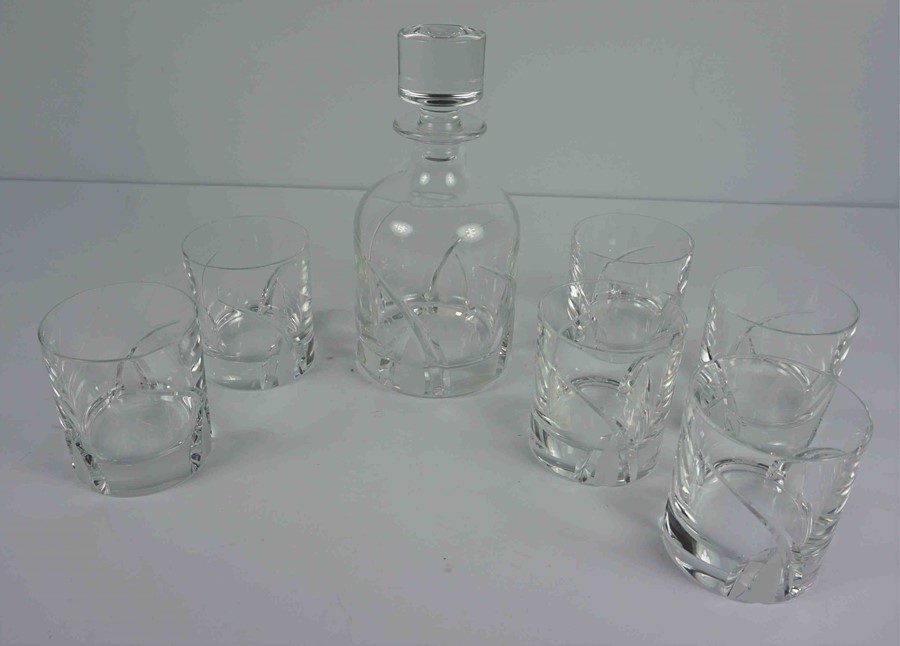 Davinci of Italy, Glass Decanter Set, Comprising of a Decanter with six matching Glasses, (7)