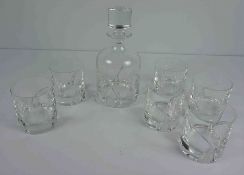 Davinci of Italy, Glass Decanter Set, Comprising of a Decanter with six matching Glasses, (7)