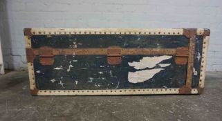 Vintage Travel Trunk, Having label for Bal Baggage of London, The Hinged top enclosing a Fitted