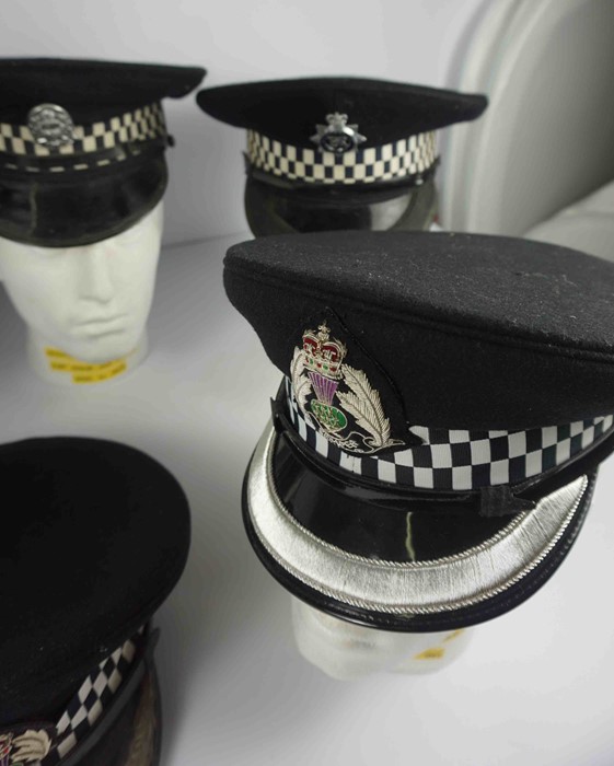 Collection of Police Caps, To include a Metropolitan Police Inspector and Chief Inspector Cap, - Image 4 of 4